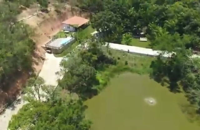 Beautiful place with pool near the beach and the logo