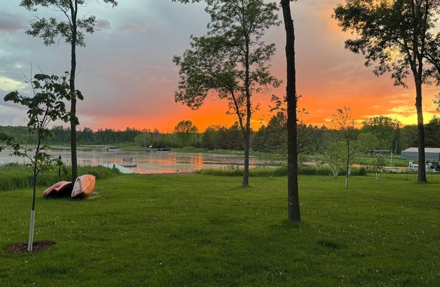 Beautiful remodeled retreat on tranquil North bay of Bone Lake.