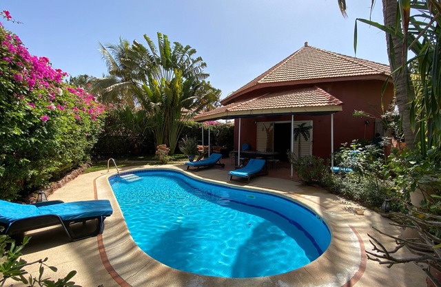 BEAUTIFUL VILLA WITH SWIMMING POOL, RESIDENCE "SAFARI VILLAGE" WITH PRIVATE BEACH 100M