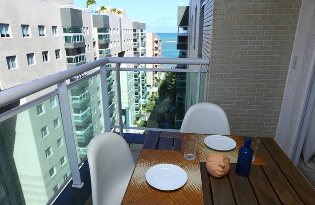 Beira Mar fast WIFI with AIR and perfect KITCHEN HOME OFFICE