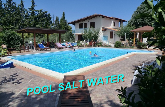 BELLA HOME, m.12x6 salt water POOL NATURAL CHLORE (NO CHEMICALS). Sandy beaches.