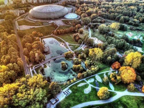 Big attic apartment near Tauron Arena