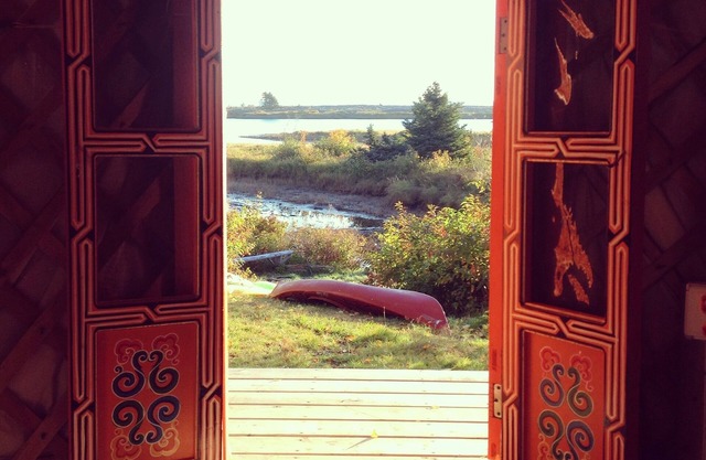 Big Red Yurt at Cabot Shores Wilderness Resort