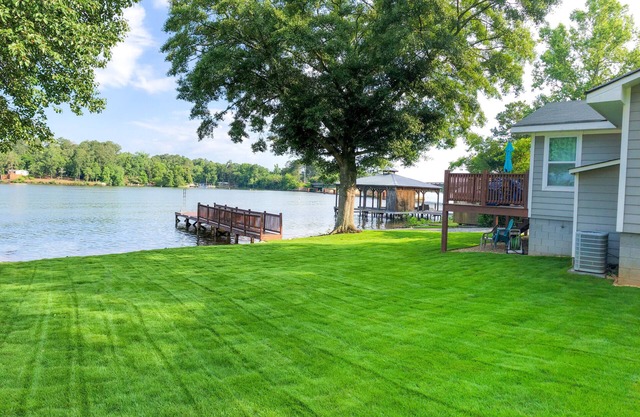 Big Water Sunset Views with Dock & Lawn!