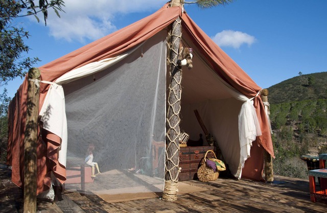 Blend with Nature in a Glamorous Mountain Tent with amazing view