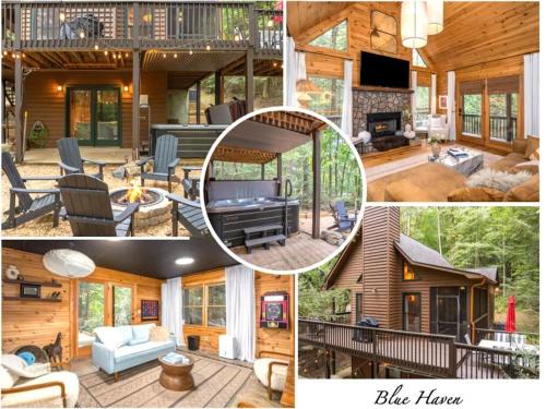 Blue Ridge Cabin Near Downtown Fire Pit and Hot Tub