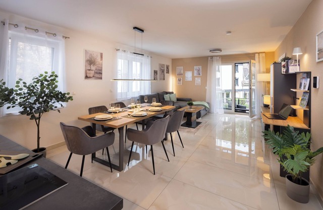 Blue Sky Flat apartment for up to 6 people, 73m², south-facing balcony, Black Forest PLUS, 1st floor