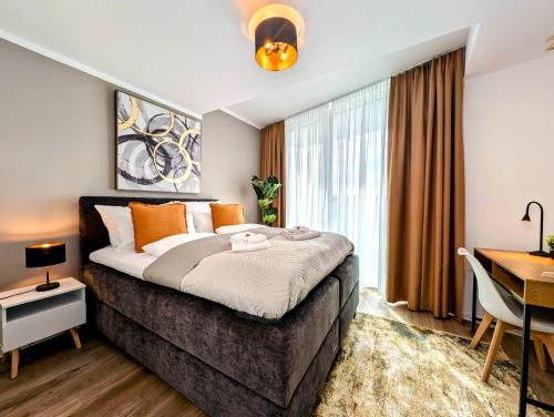 BohnApartments - Nordkap-SUITEN - gratis Parkplatz - moderner Neubau - Erdgeschoss - Fußbodenheizung