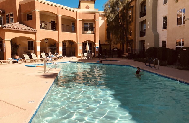 Book your desert getaway at this beautiful, light-filled condo