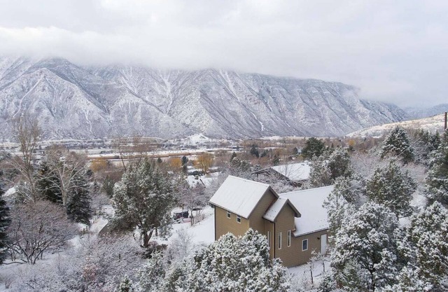 Brand new house between town and public land, with beautiful views!