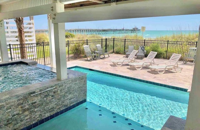 Brand New Pool! Oceanfront! Sleeps 26!