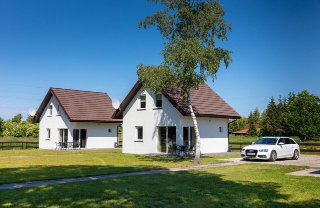 Brick House in Lędzin near Dutch Windmill