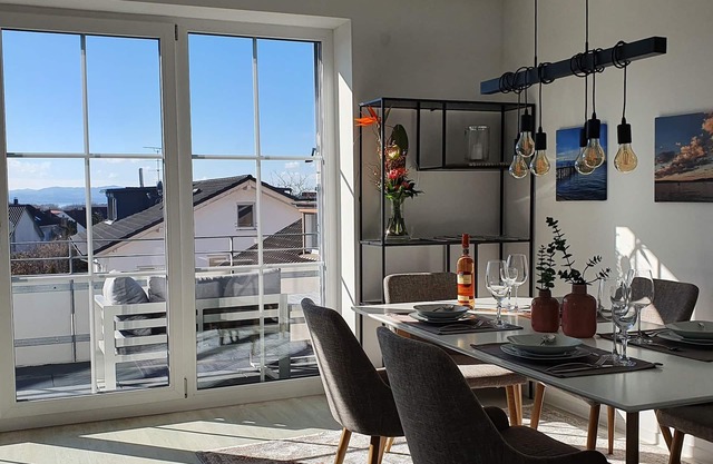 Bright and modern Sonnenglück vacation apartment with large balcony