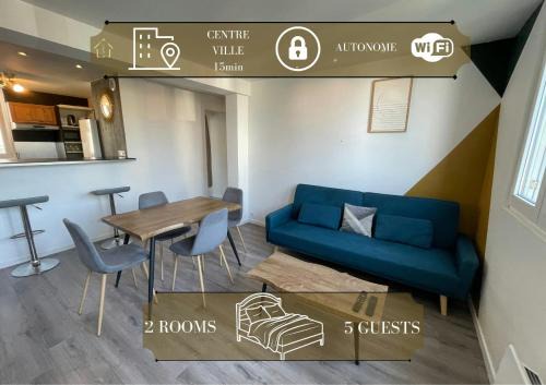 Bright Spacious Flat 5 Guests Near Tram