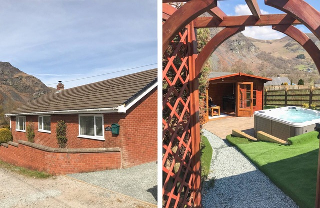 BRYN TEG, pet friendly, with hot tub in Llangynog