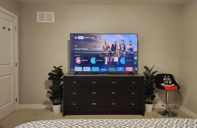 Budget Friendly Master bedroom Equipped with full Furniture in brand new home.