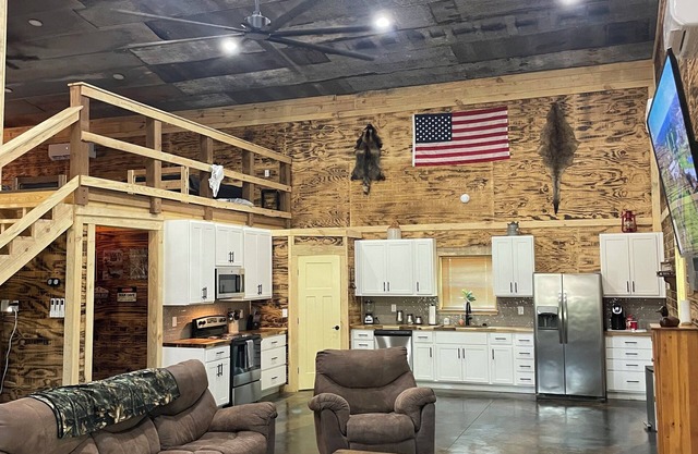 C&S Outfitters Lodge next the Melvern and Flint Hills