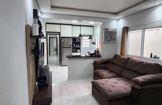 Casa com Piscina e Ar Condicionado em Mongagua 5 Minutos da Praia