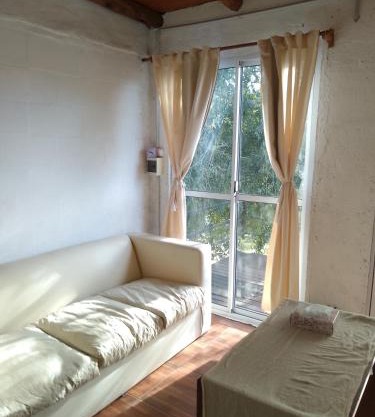 Cabaña "Bienestar" vista a las sierras, cerca del rio en La Serranita