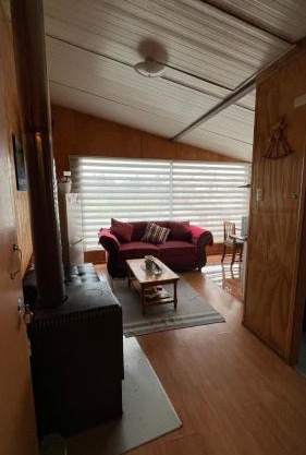 Cabaña con estacionamiento privado