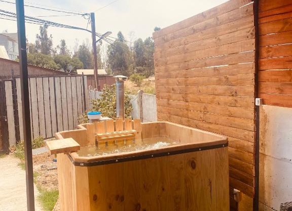 Cabaña con tinaja en fuerte Aguayo