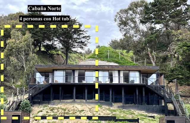 Cabaña Pacífico Matanzas, lado Norte, sin cocina