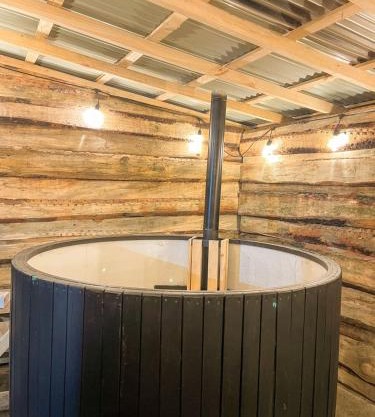 Cabaña termas de chillan, con tinaja