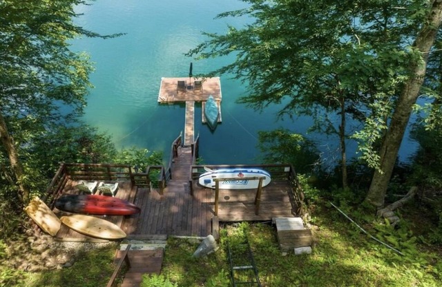 Cabin on Lake Nantahala/Firepit/Wi-Fi/Private Dock