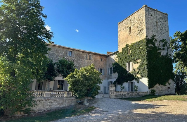 Camargue farmhouse on the water's edge