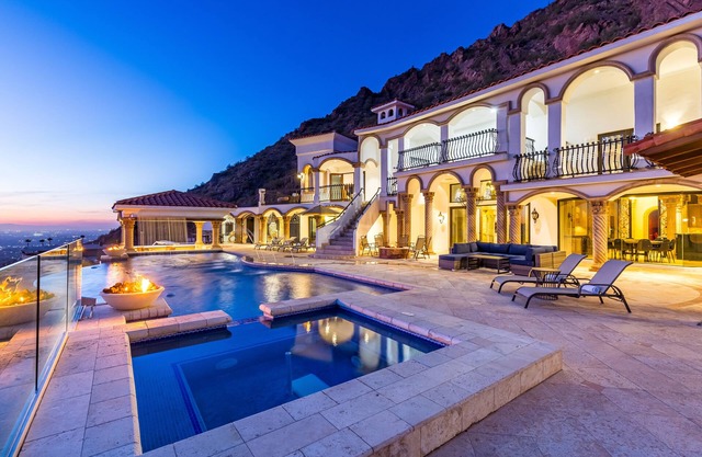 Camelback’s Highest Mansion with Spa, Pool, Gym, and Breathtaking Views