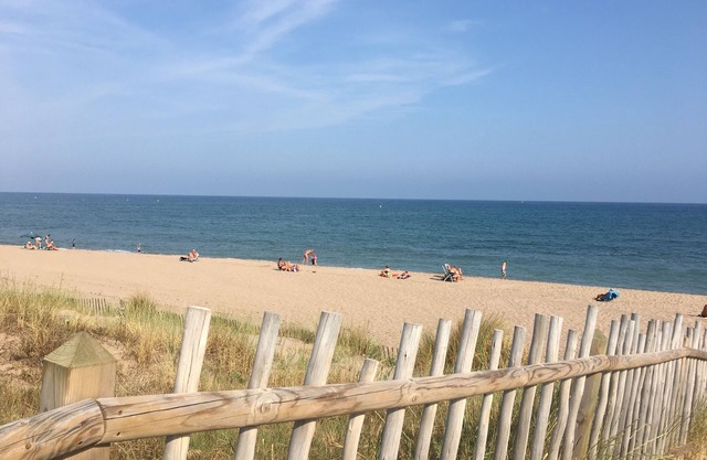 Camping Beauséjour Sérignan Plage, seafront, direct beach access from campsite