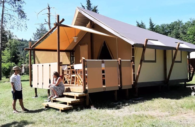 Camping du Viaduc* - Jungle Lodge 3 Rooms 5/7 People Without sanitary facilities