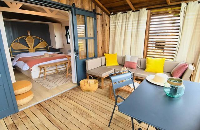 Camping La Côte des Légendes * - Sea view chalet - 1 bedroom 2 people