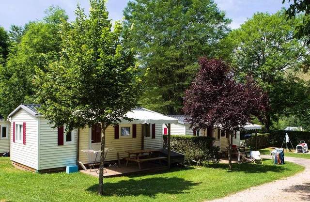 Camping le Jardin des Cévennes* - Mobile home Fiji 3 rooms 4 people