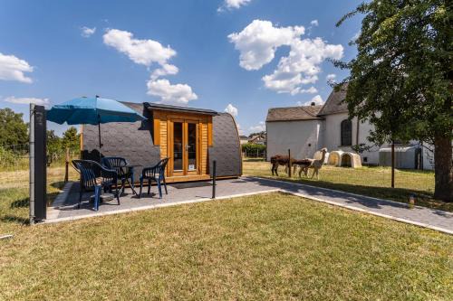 Campingpod Auf Der Alpakawiese