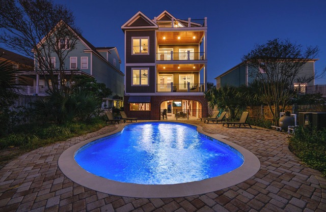 Carolina Sea Shack-Brand New Ocean View Luxury Home-Private Pool and Elevator