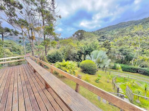 Casa com vista para as montanhas