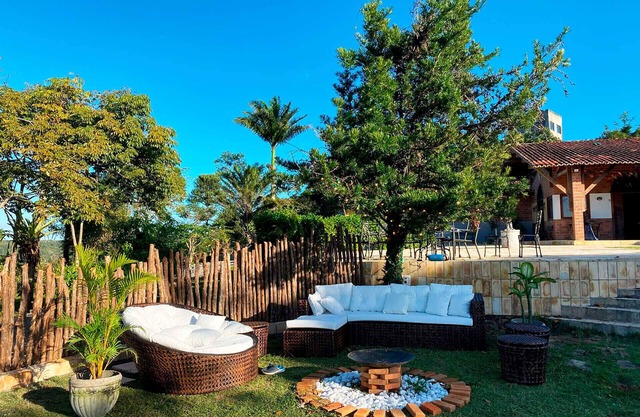 Casa de campo c vista para montanhas em Chã Grande