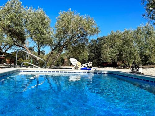 Casa de Campo La Mejorana Piscina entre olivos