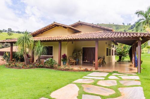 Casa de campo Morada da Onça c WiFi - Capitólio - MG