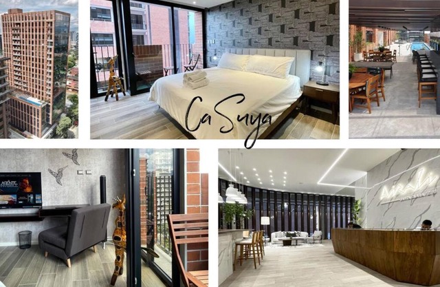 CaSuya Airali apartment with heated pool, gym in city center