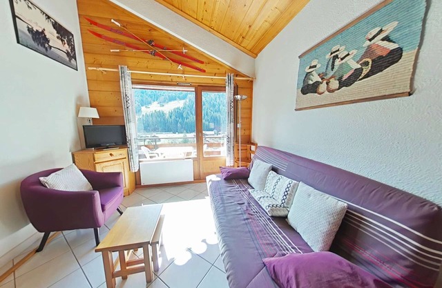 Central apt with 2 bedrooms, balcony, ski locker and all comforts in Le Grand-Bornand