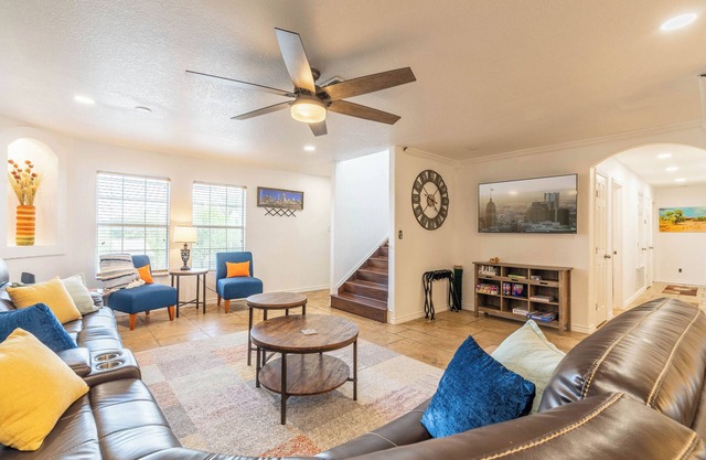Central Home w/Hot Tub, Pets OK, Loft & Garage