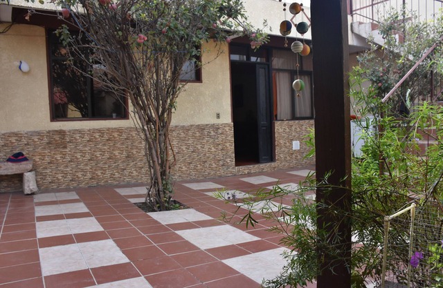 Central house in colonial area