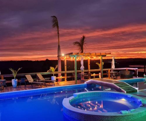 Chácara Arena JK com Piscina integrada com Sauna e Hidromassagem