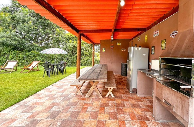 Chácara com piscina, churrasq e Wi-Fi em Ibiúna/SP