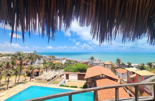 Chácara Atlântica - Swimming pool and sea view, in the center of Canoa Quebrada