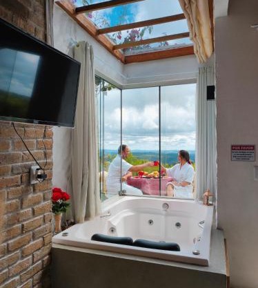 Chalé Formoso - Chalé Romântico com Hidromassagem