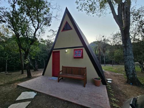 Chalé na Pousada Hortelã-Pimenta