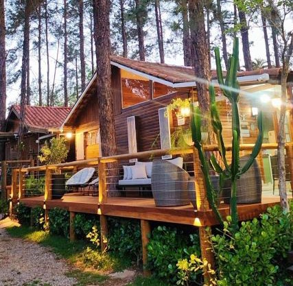 Chalé Veraneio-Itú-SP Vista para o lago Camping Carrion